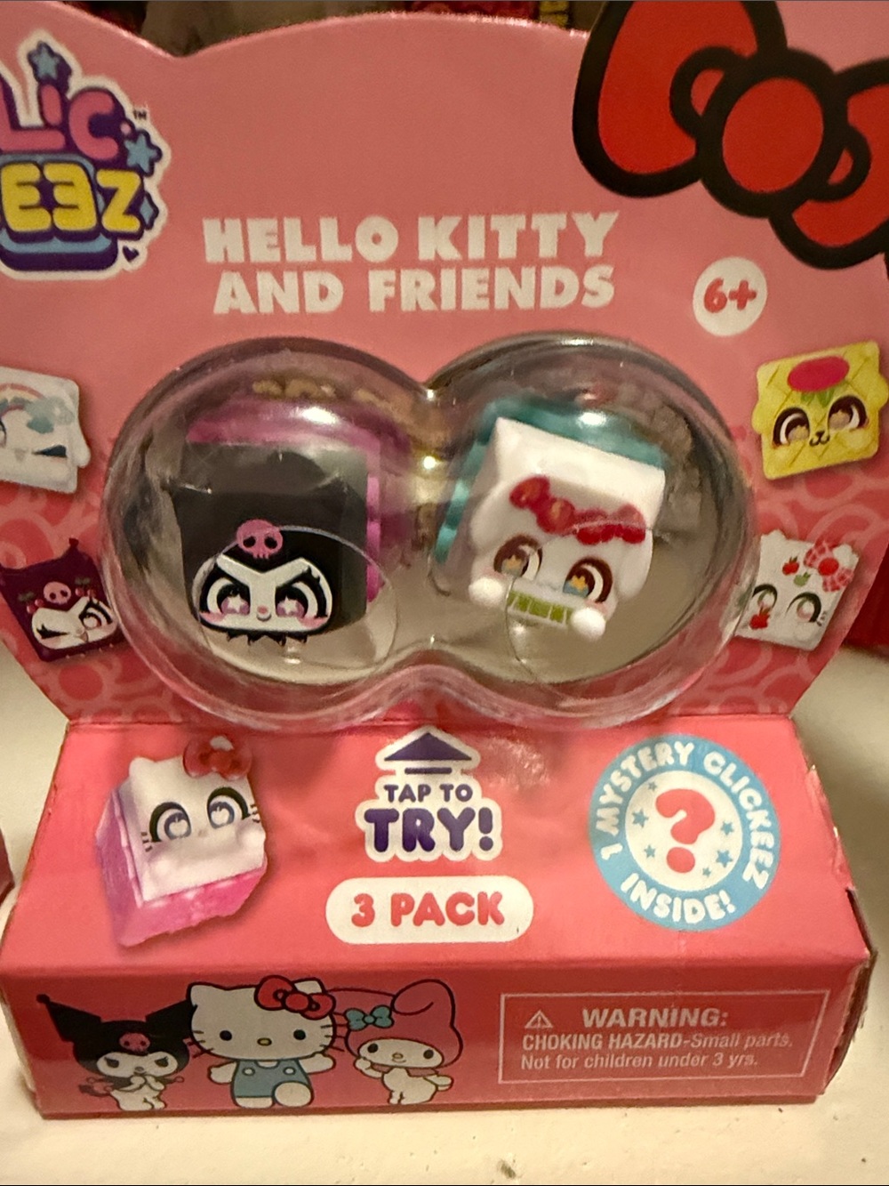 Pink 3-Pack Mystery Clicker Toys